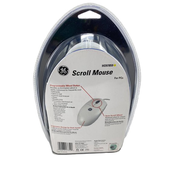 GE General Electric Smooth Scroll Wheel Mouse (97859) Programmable Ergonomic NEW - Picture 5 of 5